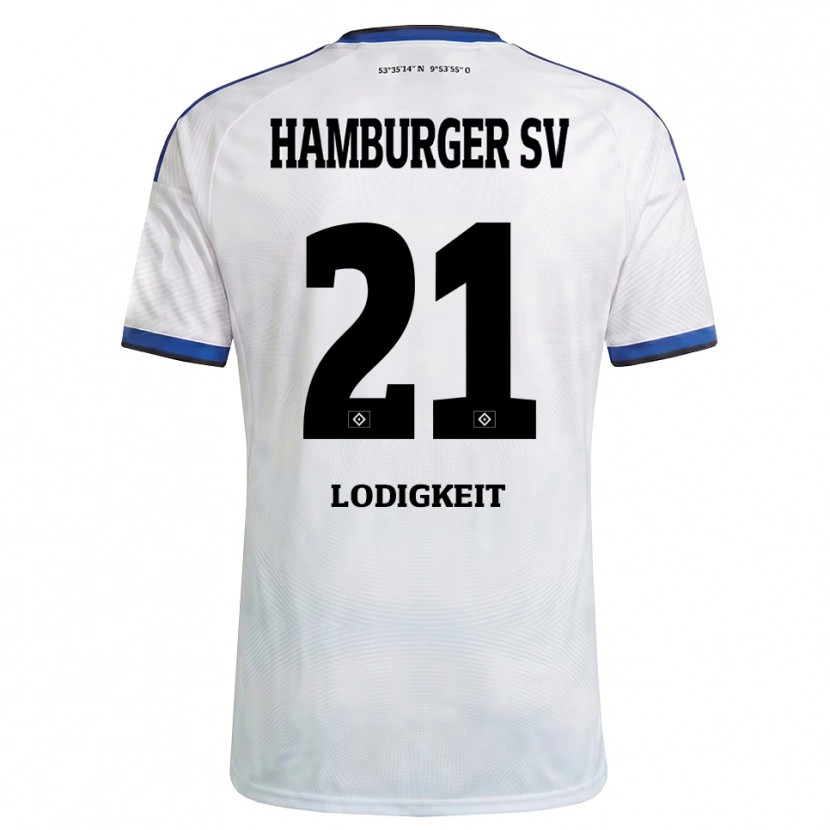 Danxen Herren Luis Lodigkeit #21 Weiß Schwarz Blau Heimtrikot Trikot 2026/27 T-Shirt Österreich