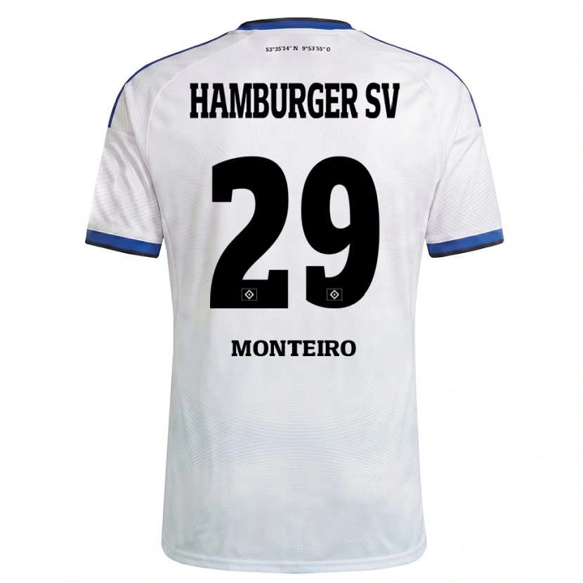 Danxen Herren Alfa Monteiro #29 Weiß Schwarz Blau Heimtrikot Trikot 2026/27 T-Shirt Österreich