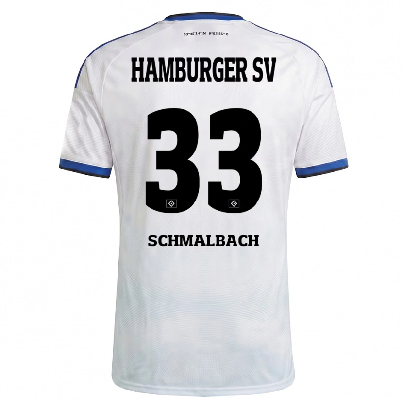 Danxen Herren Sebastian Schmalbach #33 Weiß Schwarz Blau Heimtrikot Trikot 2026/27 T-Shirt Österreich