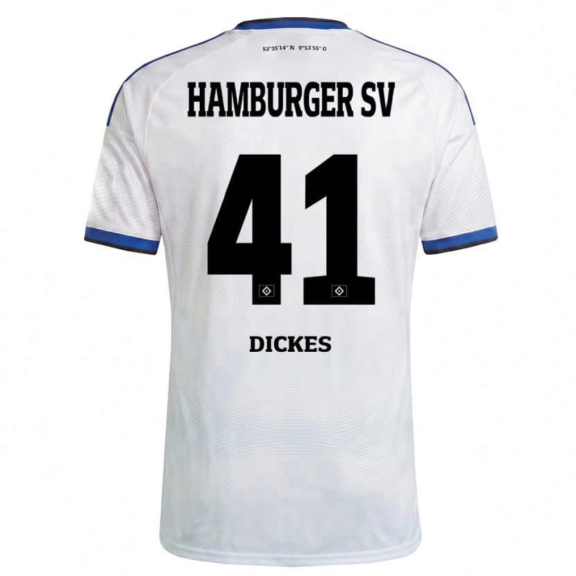 Danxen Herren Fernando Dickes #41 Weiß Schwarz Blau Heimtrikot Trikot 2026/27 T-Shirt Österreich