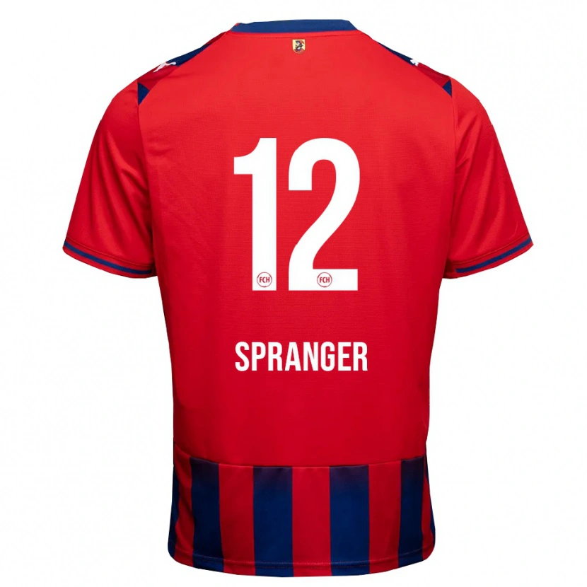 Danxen Herren Luke Spranger #12 Königsblau Weiß Rot Heimtrikot Trikot 2026/27 T-Shirt Österreich