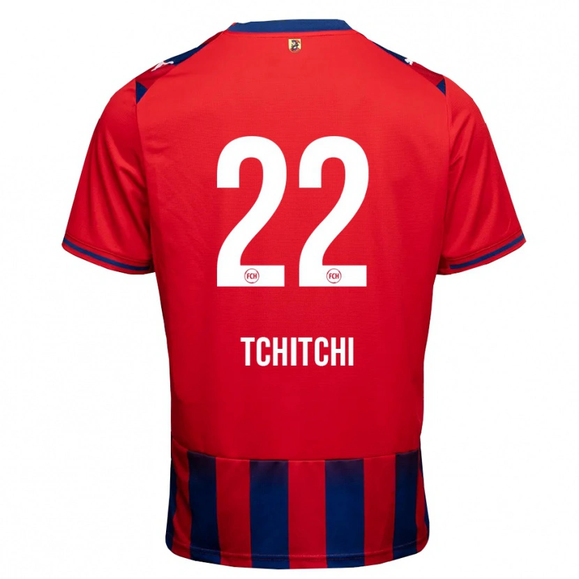 Danxen Herren Dahrel Tchitchi #22 Königsblau Weiß Rot Heimtrikot Trikot 2026/27 T-Shirt Österreich