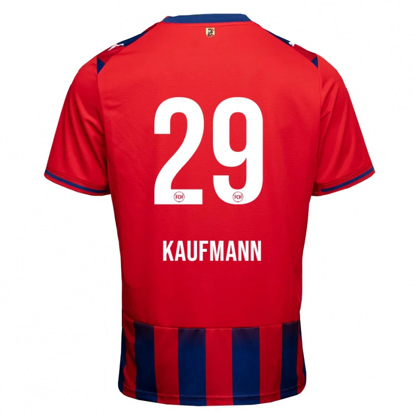 Danxen Herren Mikkel Kaufmann #29 Königsblau Weiß Rot Heimtrikot Trikot 2026/27 T-Shirt Österreich