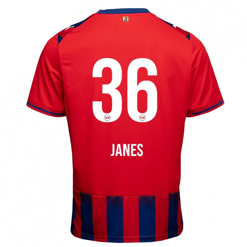Danxen Herren Luka Janes #36 Königsblau Weiß Rot Heimtrikot Trikot 2026/27 T-Shirt Österreich