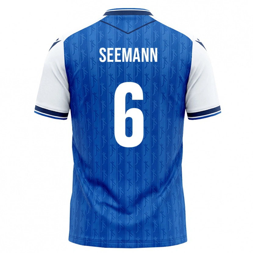Danxen Herren Elias Seemann #6 Königsblau Weiß Heimtrikot Trikot 2026/27 T-Shirt Österreich
