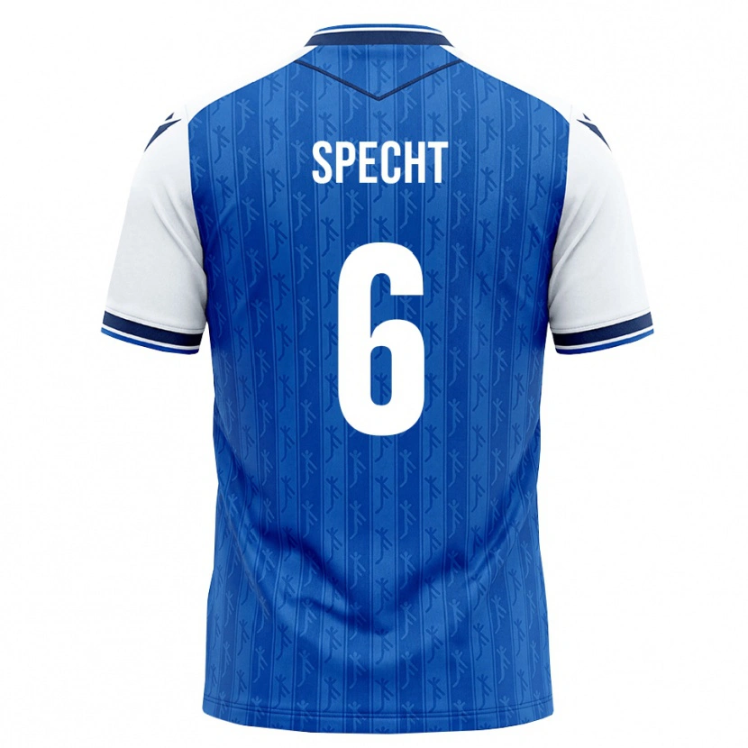 Danxen Herren Michaela Specht #6 Königsblau Weiß Heimtrikot Trikot 2026/27 T-Shirt Österreich
