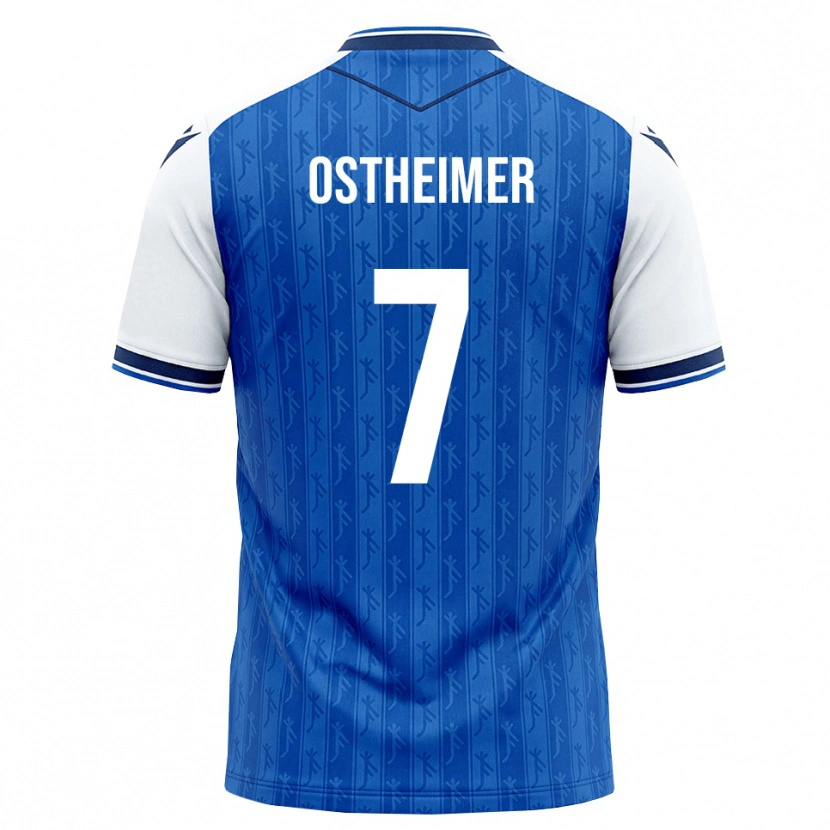 Danxen Herren Nevio Ostheimer #7 Königsblau Weiß Heimtrikot Trikot 2026/27 T-Shirt Österreich