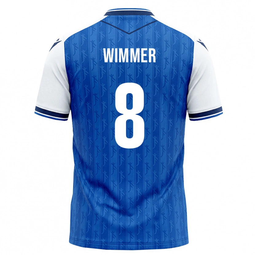 Danxen Herren Patrick Wimmer #8 Königsblau Weiß Heimtrikot Trikot 2026/27 T-Shirt Österreich