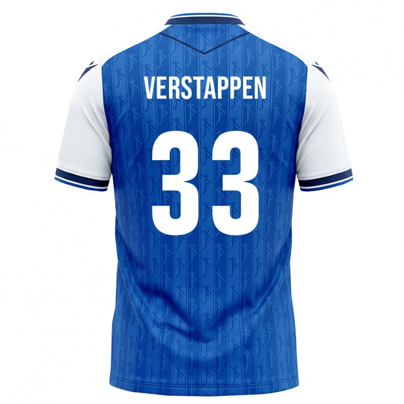 Danxen Herren Eric Verstappen #33 Königsblau Weiß Heimtrikot Trikot 2026/27 T-Shirt Österreich