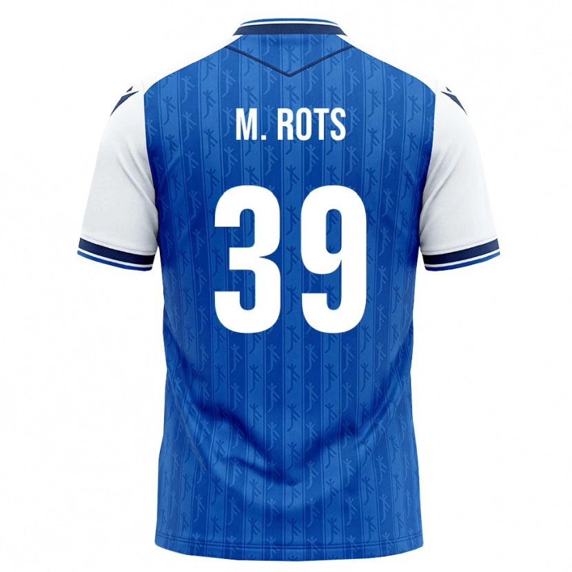 Danxen Herren Mats Rots #39 Königsblau Weiß Heimtrikot Trikot 2026/27 T-Shirt Österreich