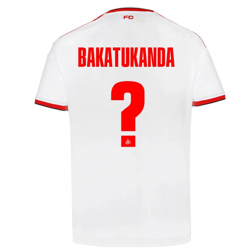 Danxen Herren Elias Bakatukanda #0 Weiß Rot Schwarz Heimtrikot Trikot 2026/27 T-Shirt Österreich