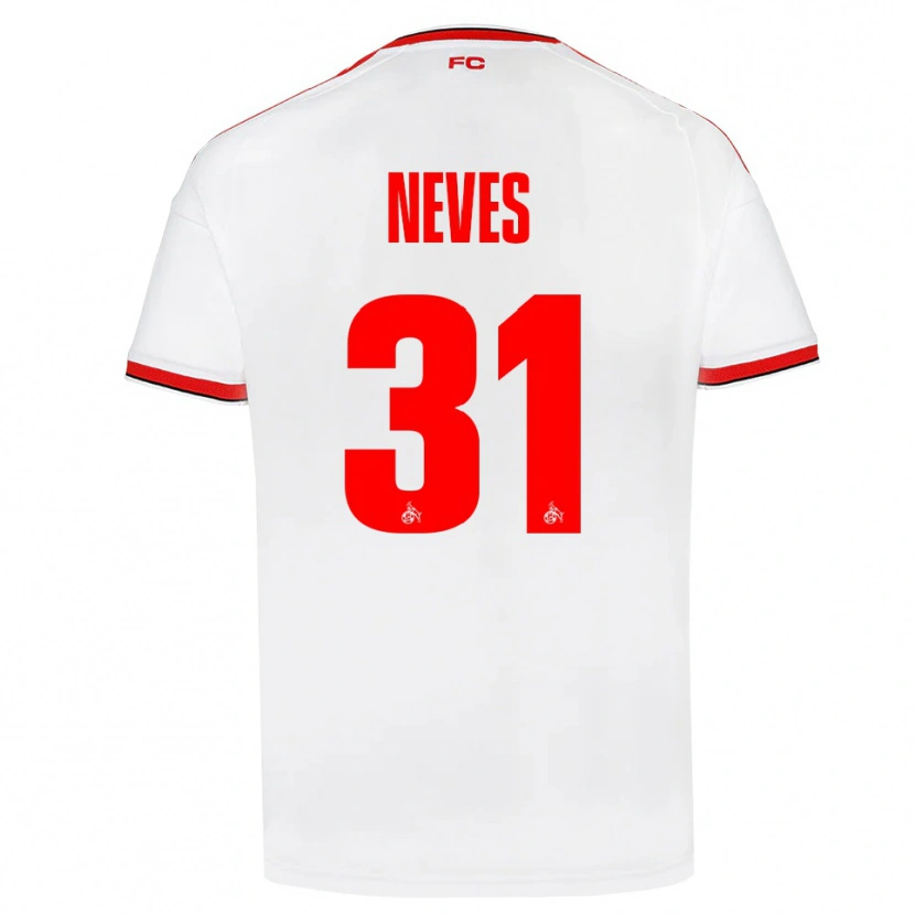 Danxen Herren Gil Neves #31 Weiß Rot Schwarz Heimtrikot Trikot 2026/27 T-Shirt Österreich