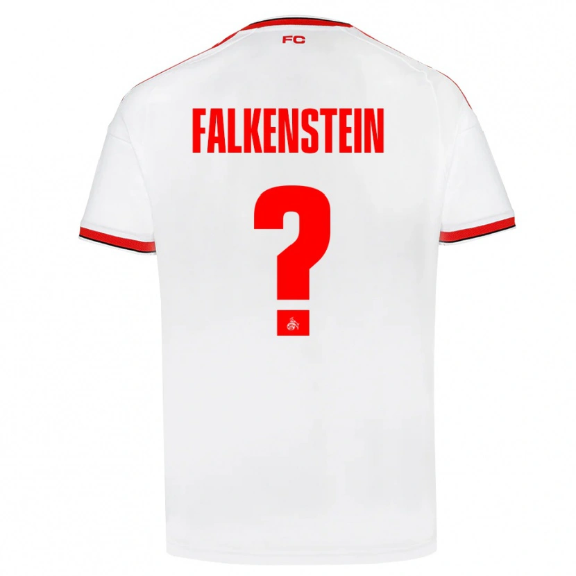 Danxen Herren Emilio Falkenstein #0 Weiß Rot Schwarz Heimtrikot Trikot 2026/27 T-Shirt Österreich
