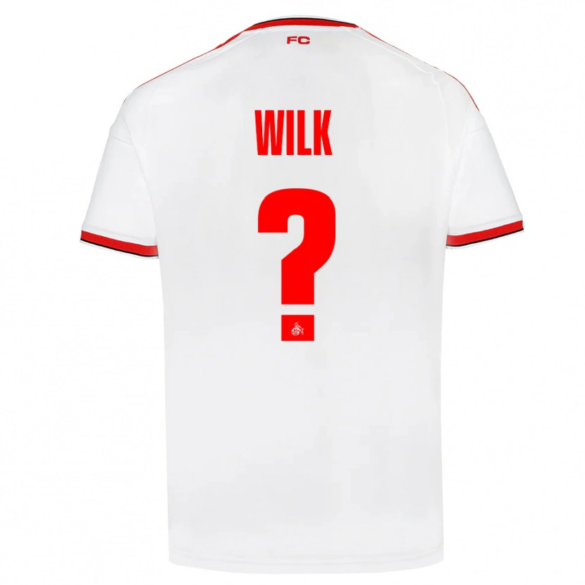 Danxen Herren Emil Wilk #0 Weiß Rot Schwarz Heimtrikot Trikot 2026/27 T-Shirt Österreich