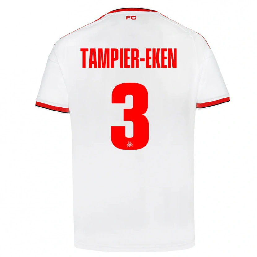 Danxen Herren Pierre Tampier-Eken #3 Weiß Rot Schwarz Heimtrikot Trikot 2026/27 T-Shirt Österreich