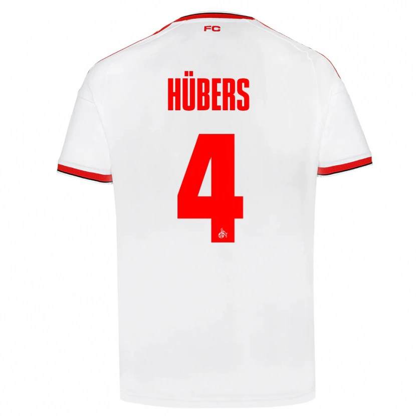 Danxen Herren Timo Hübers #4 Weiß Rot Schwarz Heimtrikot Trikot 2026/27 T-Shirt Österreich