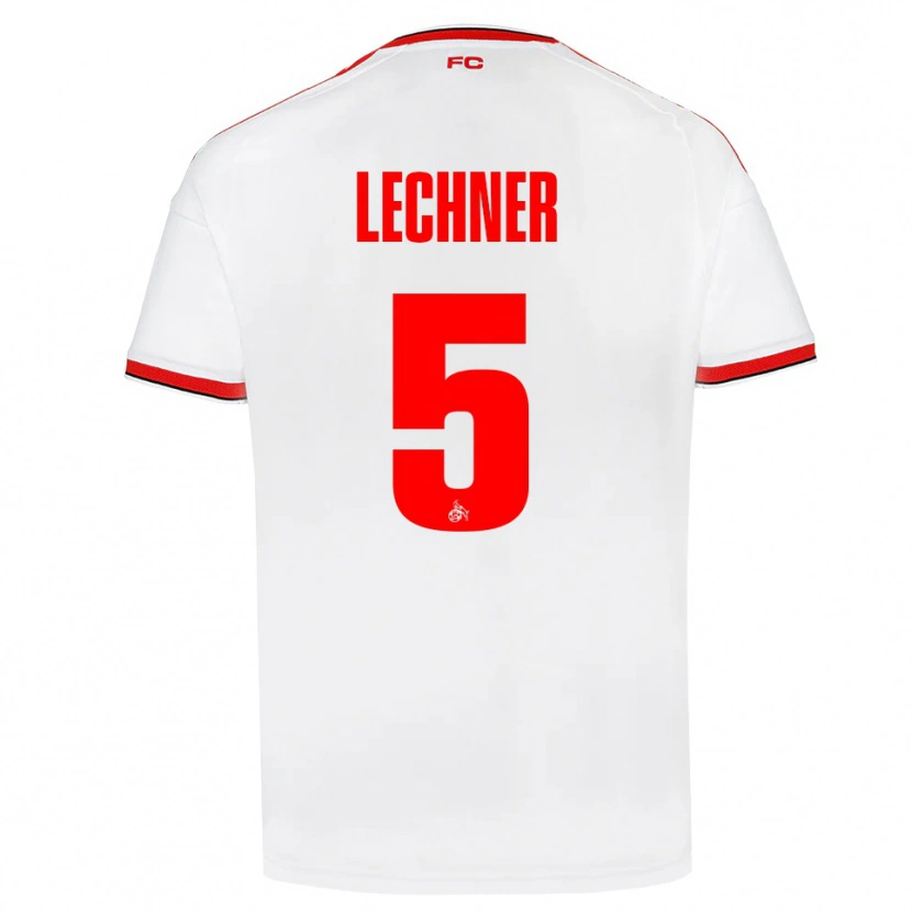 Danxen Herren Luca Lechner #5 Weiß Rot Schwarz Heimtrikot Trikot 2026/27 T-Shirt Österreich