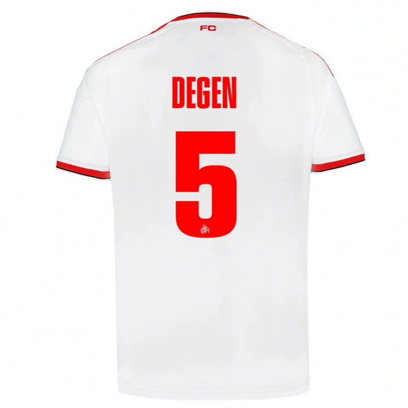 Danxen Herren Celina Degen #5 Weiß Rot Schwarz Heimtrikot Trikot 2026/27 T-Shirt Österreich