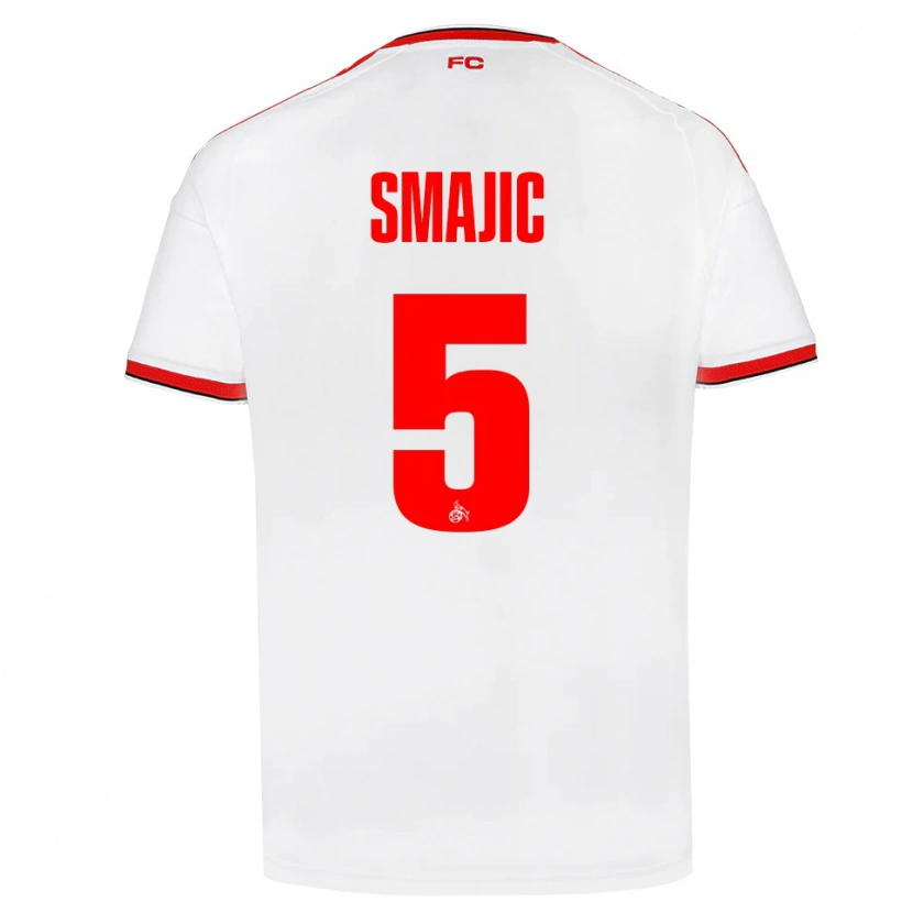 Danxen Herren Rijad Smajic #5 Weiß Rot Schwarz Heimtrikot Trikot 2026/27 T-Shirt Österreich
