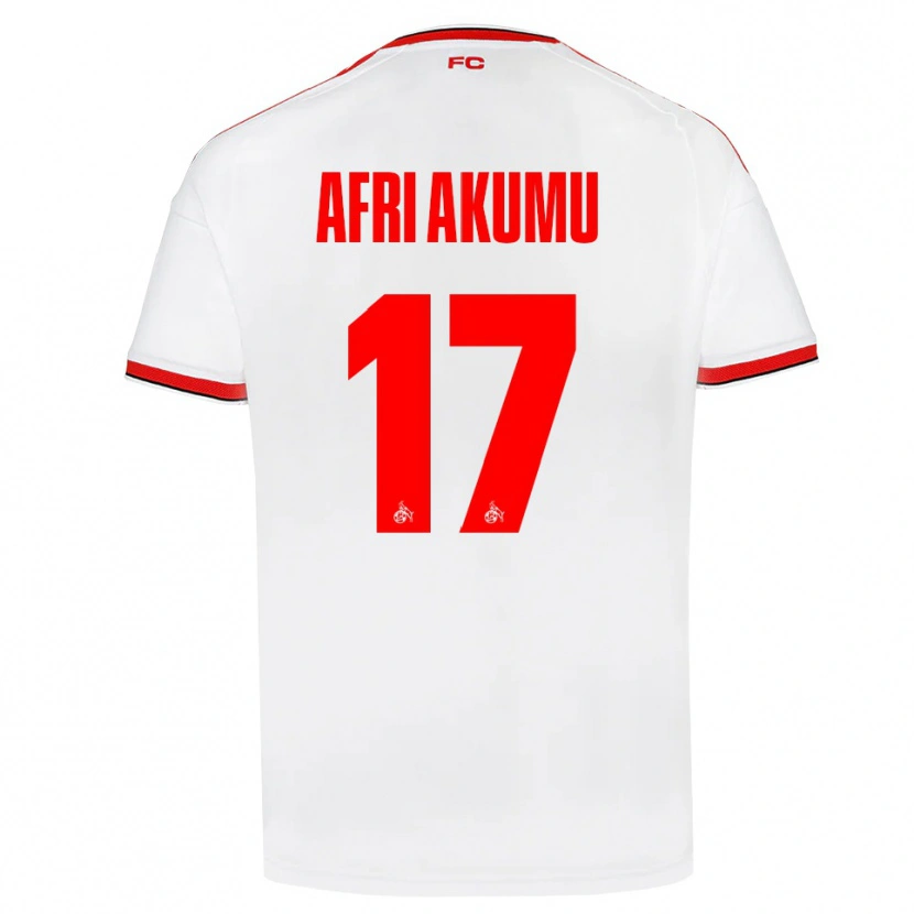 Danxen Herren Maik Afri Akumu #17 Weiß Rot Schwarz Heimtrikot Trikot 2026/27 T-Shirt Österreich
