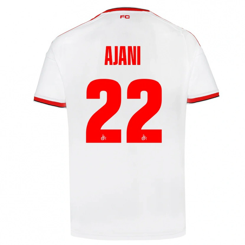 Danxen Herren Marvin Ajani #22 Weiß Rot Schwarz Heimtrikot Trikot 2026/27 T-Shirt Österreich