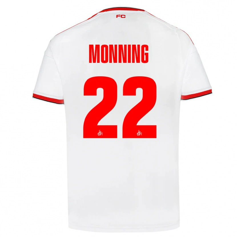 Danxen Herren Marlon Monning #22 Weiß Rot Schwarz Heimtrikot Trikot 2026/27 T-Shirt Österreich