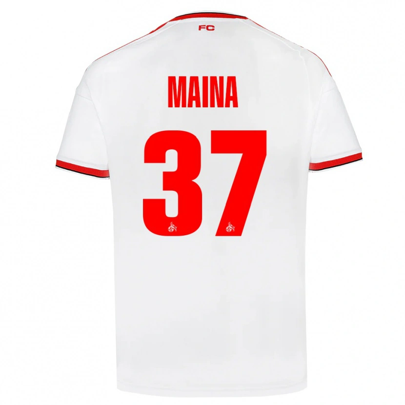 Danxen Herren Linton Maina #37 Weiß Rot Schwarz Heimtrikot Trikot 2026/27 T-Shirt Österreich