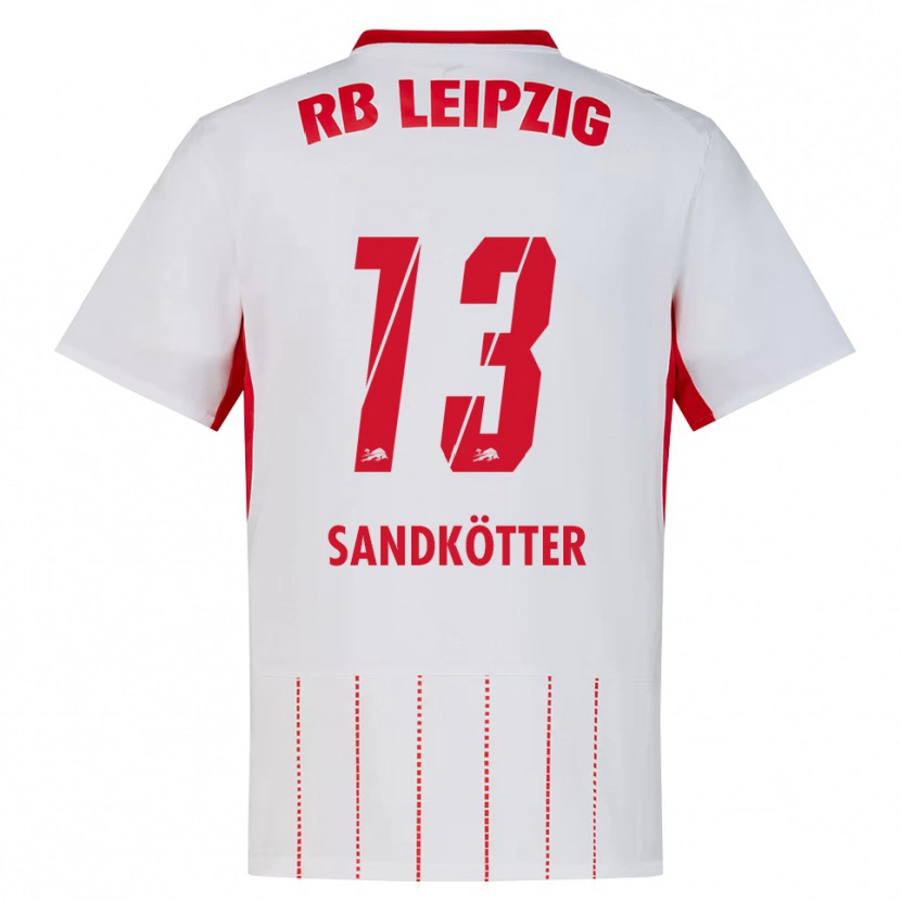 Danxen Herren Constantin Sandkötter #13 Rot Weiß Gelb Heimtrikot Trikot 2026/27 T-Shirt Österreich
