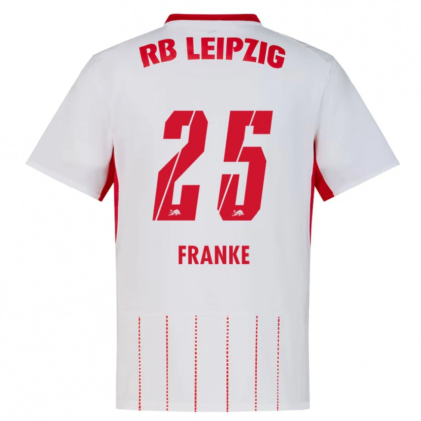 Danxen Herren Lenny Franke #25 Rot Weiß Gelb Heimtrikot Trikot 2026/27 T-Shirt Österreich