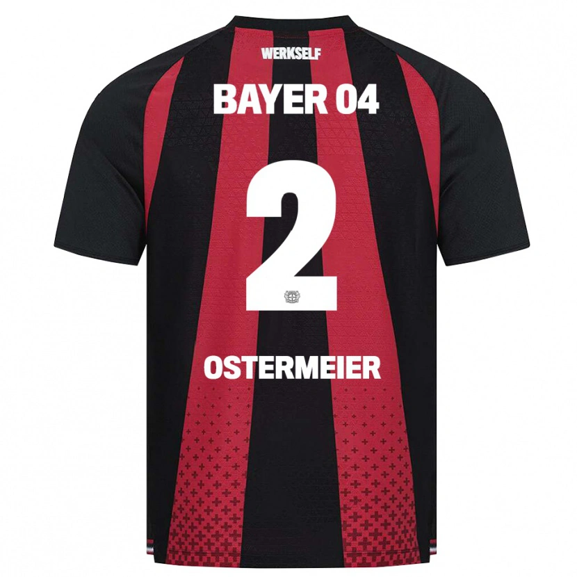 Danxen Herren Selina Ostermeier #2 Schwarz Weiß Rot Heimtrikot Trikot 2026/27 T-Shirt Österreich