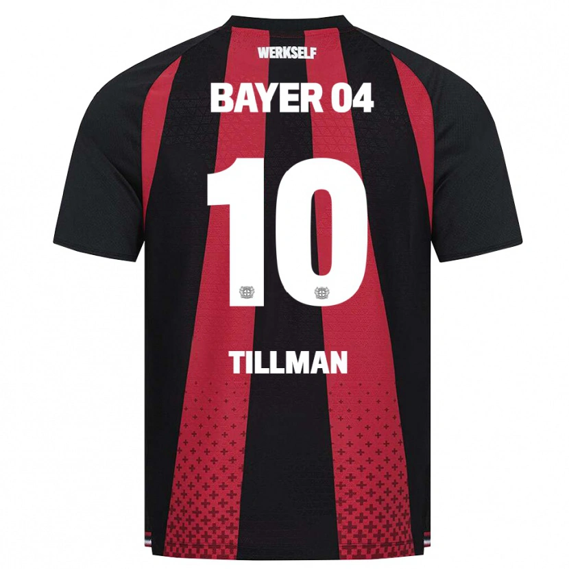 Danxen Herren Malik Tillman #10 Schwarz Weiß Rot Heimtrikot Trikot 2026/27 T-Shirt Österreich