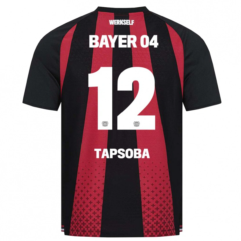 Danxen Herren Edmond Tapsoba #12 Schwarz Weiß Rot Heimtrikot Trikot 2026/27 T-Shirt Österreich