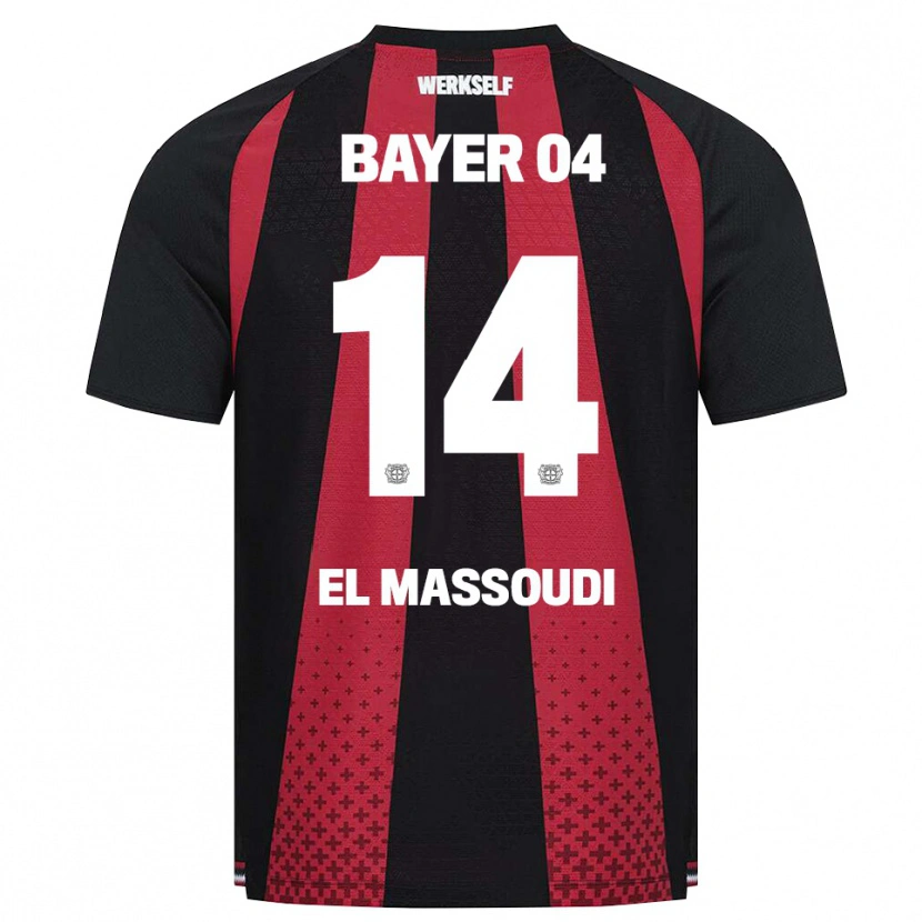 Danxen Herren Nassim El Massoudi #14 Schwarz Weiß Rot Heimtrikot Trikot 2026/27 T-Shirt Österreich