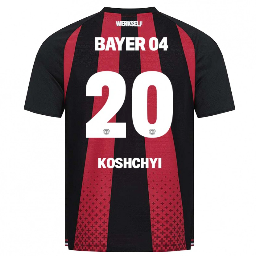 Danxen Herren Yegor Koshchyi #20 Schwarz Weiß Rot Heimtrikot Trikot 2026/27 T-Shirt Österreich