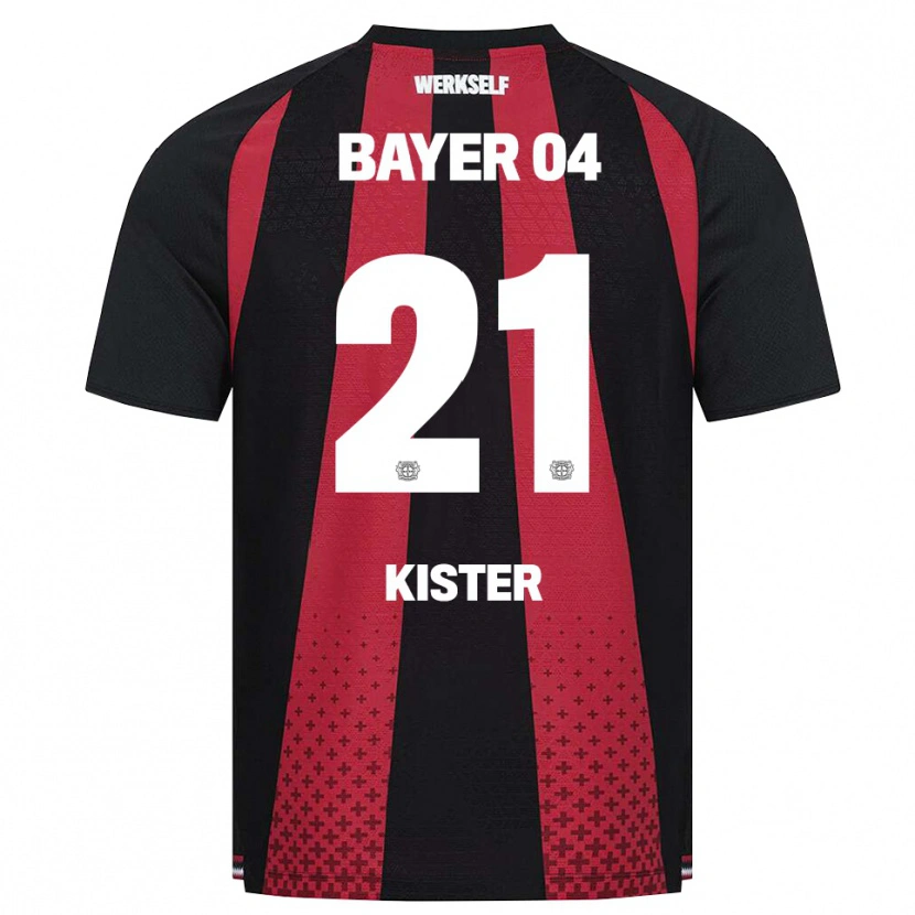 Danxen Herren Akim Kister #21 Schwarz Weiß Rot Heimtrikot Trikot 2026/27 T-Shirt Österreich