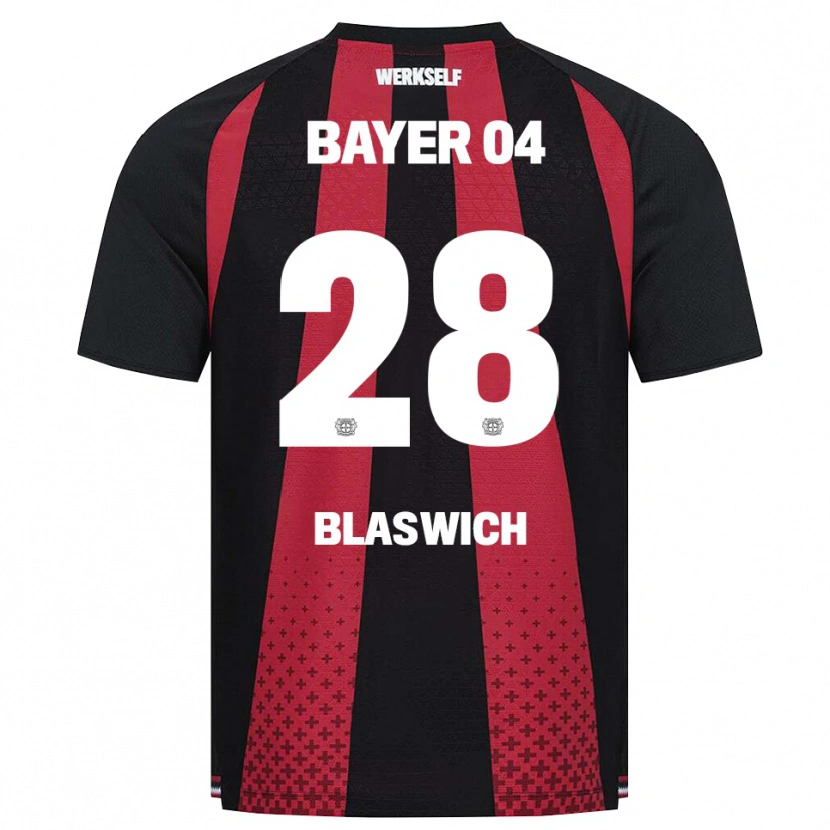 Danxen Herren Janis Blaswich #28 Schwarz Weiß Rot Heimtrikot Trikot 2026/27 T-Shirt Österreich