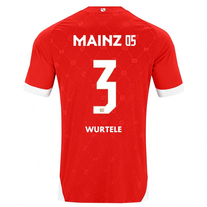 Danxen Herren Fabienne Würtele #3 Rot Weiß Heimtrikot Trikot 2026/27 T-Shirt Österreich