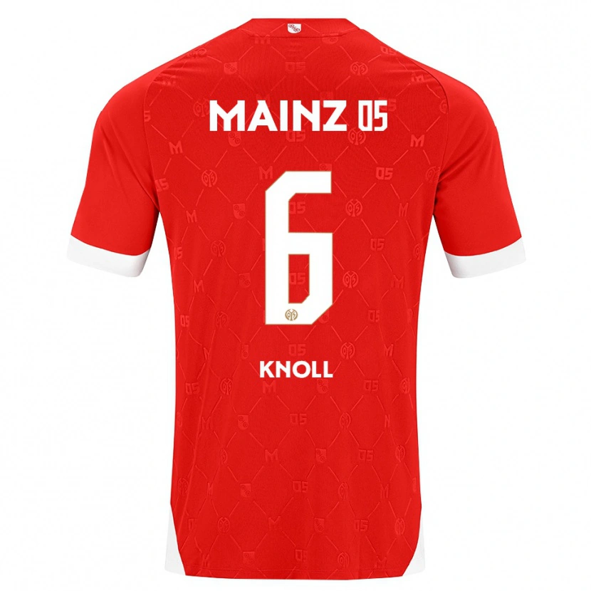 Danxen Herren Max Knoll #6 Rot Weiß Heimtrikot Trikot 2026/27 T-Shirt Österreich