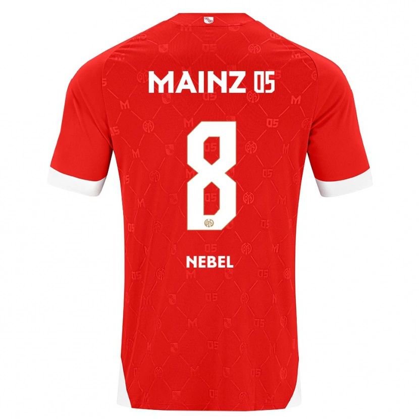 Danxen Herren Paul Nebel #8 Rot Weiß Heimtrikot Trikot 2026/27 T-Shirt Österreich