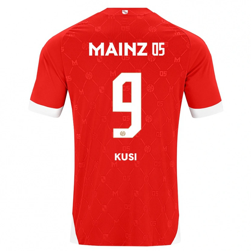 Danxen Herren Jemain Kusi #9 Rot Weiß Heimtrikot Trikot 2026/27 T-Shirt Österreich