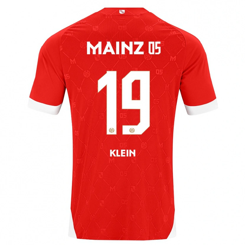Danxen Herren Yannis Klein #19 Rot Weiß Heimtrikot Trikot 2026/27 T-Shirt Österreich