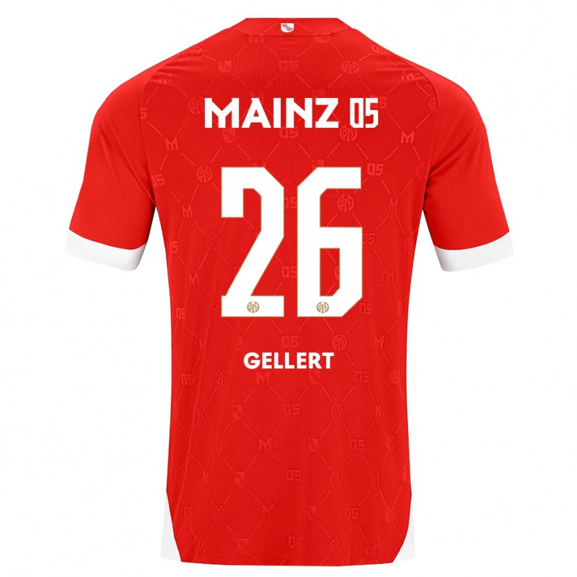 Danxen Herren Mona Gellert #26 Rot Weiß Heimtrikot Trikot 2026/27 T-Shirt Österreich