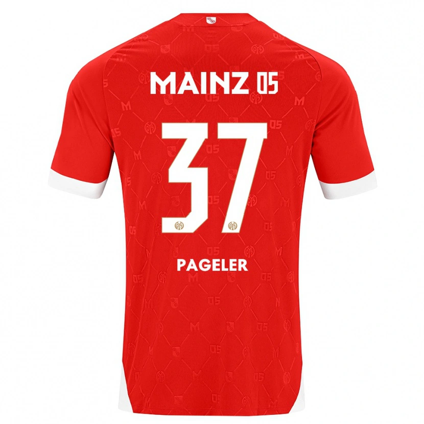Danxen Herren Maja Pageler #37 Rot Weiß Heimtrikot Trikot 2026/27 T-Shirt Österreich