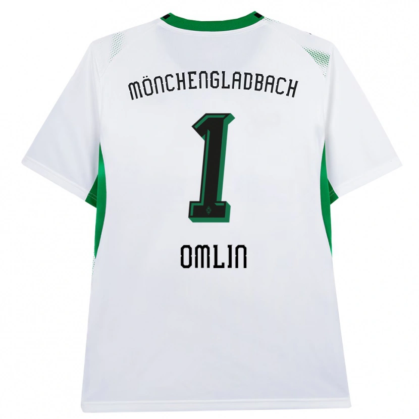Danxen Herren Jonas Omlin #1 Weiß Schwarz Grün Heimtrikot Trikot 2026/27 T-Shirt Österreich