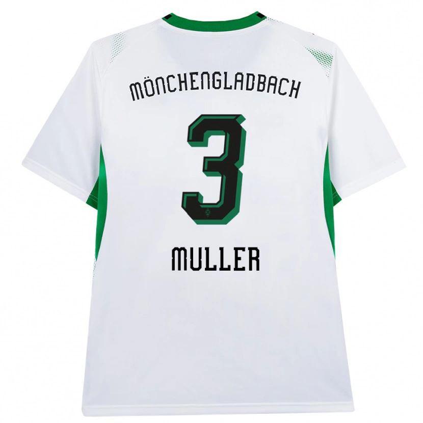 Danxen Herren Barbara Müller #3 Weiß Schwarz Grün Heimtrikot Trikot 2026/27 T-Shirt Österreich