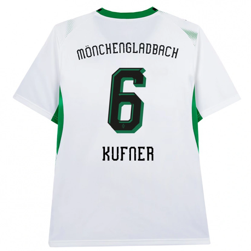 Danxen Herren Anne-Catherine Kufner #6 Weiß Schwarz Grün Heimtrikot Trikot 2026/27 T-Shirt Österreich