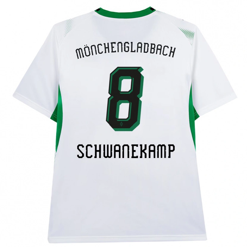 Danxen Herren Jana Schwanekamp #8 Weiß Schwarz Grün Heimtrikot Trikot 2026/27 T-Shirt Österreich