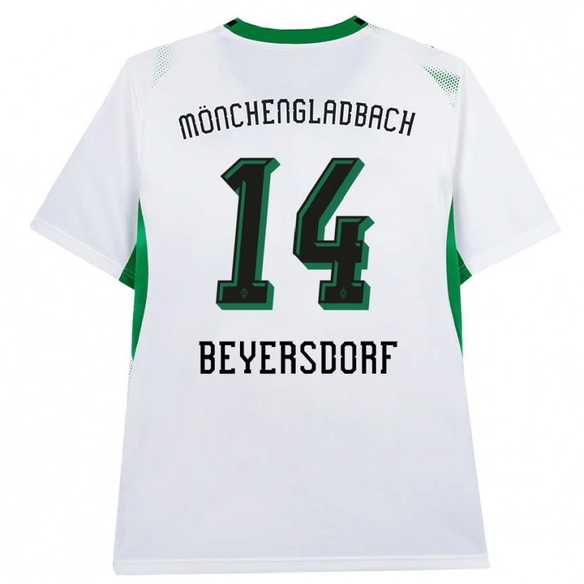 Danxen Herren Chris Beyersdorf #14 Weiß Schwarz Grün Heimtrikot Trikot 2026/27 T-Shirt Österreich