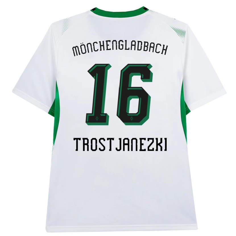 Danxen Herren Noel Trostjanezki #16 Weiß Schwarz Grün Heimtrikot Trikot 2026/27 T-Shirt Österreich