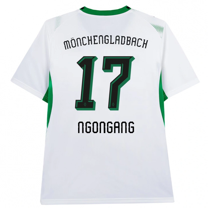 Danxen Herren Johann Ngongang #17 Weiß Schwarz Grün Heimtrikot Trikot 2026/27 T-Shirt Österreich